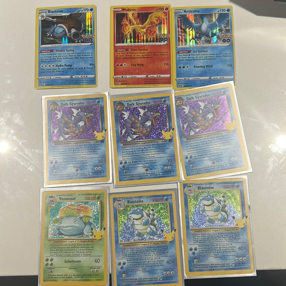 25 year celebration Pokémon rare cards